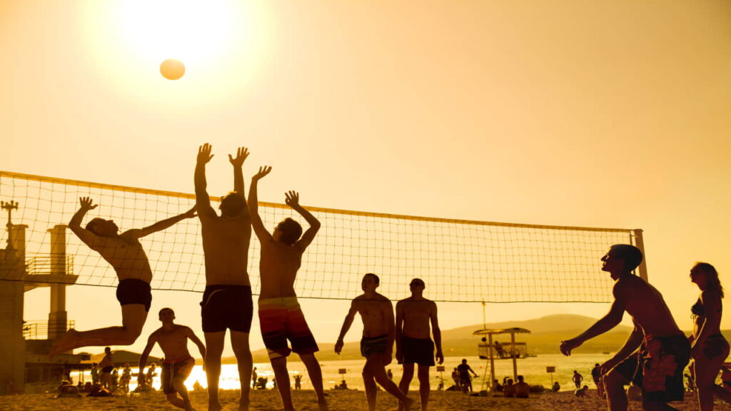 With elbow and wrist relief they can play beach volleyball